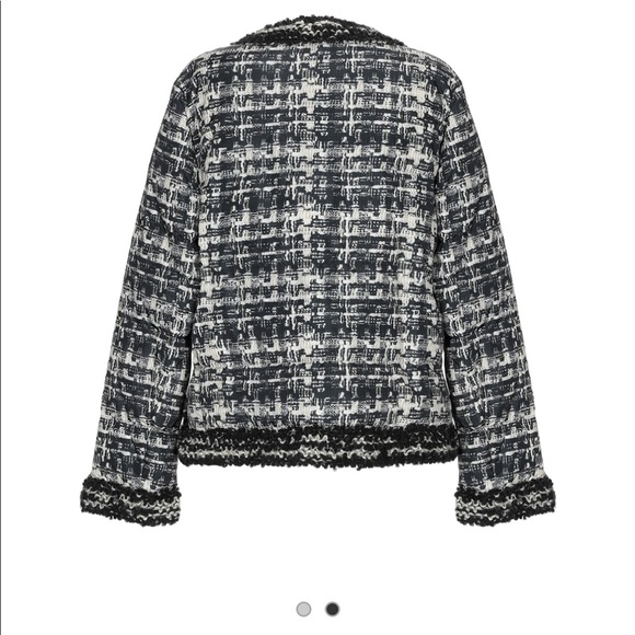 Giambattista Valli tweed print down puffer jacket - Picture 2 of 2